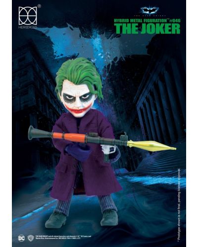 Figurina de actiune Herocross DC Comics: Batman - The Joker (The Dark Knight), 14 cm - 5
