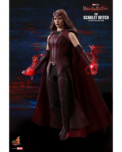 Figurină de acțiune Hot Toys Marvel: WandaVision - The Scarlet Witch, 28 cm - 3