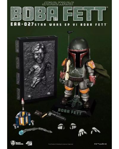 Figurina de actiune Beast Kingdom Movies: Star Wars - Boba Fett, 16 cm - 9