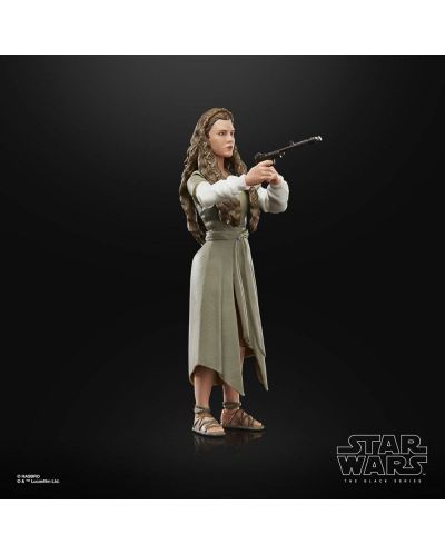Figurină de acțiune Hasbro Movies: Star Wars - Princess Leia (Ewok Village) (Black Series), 15 cm - 7