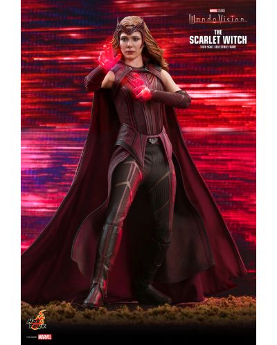 Figurină de acțiune Hot Toys Marvel: WandaVision - The Scarlet Witch, 28 cm - 6