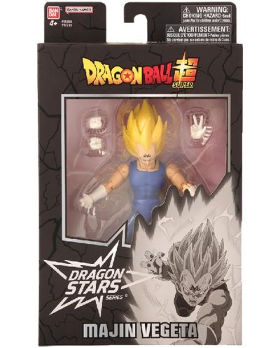 Figurină de acțiune Bandai Animation: Dragon Ball Super - Majin Vegeta (Dragon Stars Series) - 6