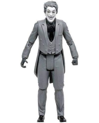 Figurină de acțiune McFarlane DC Comics: Batman - The Joker '66 (Black & White TV Variant), 15 cm - 1