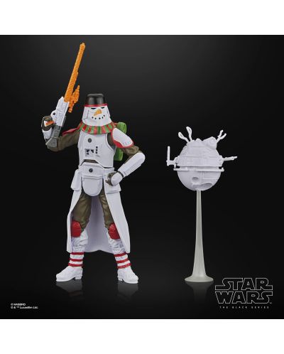 Figurină de acțiune Hasbro Movies: Star Wars - Snowtrooper (Black Series) (Holiday Edition), 15 cm - 5