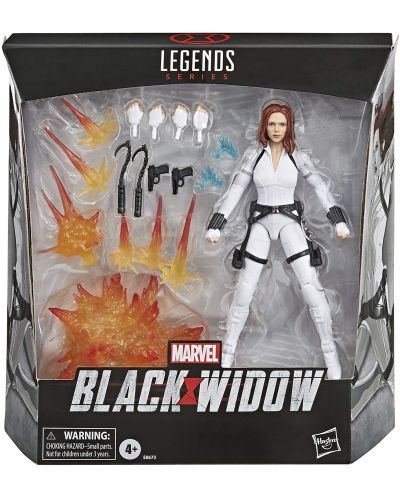 Figurina de actiune Hasbro Marvel: Avengers - Black Widow white suit, 15 cm - 4