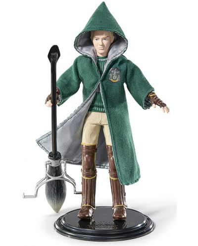 Figurină de acțiune The Noble Collection Movies: Harry Potter - Draco Malfoy (Quidditch) (Bendyfig), 19 cm - 5