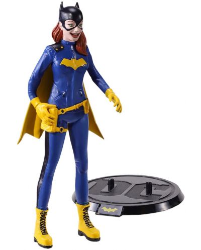 Figurina de actiune The Noble Collection DC Comics: Batman - Batgirl (Bendyfigs), 19 cm	 - 1