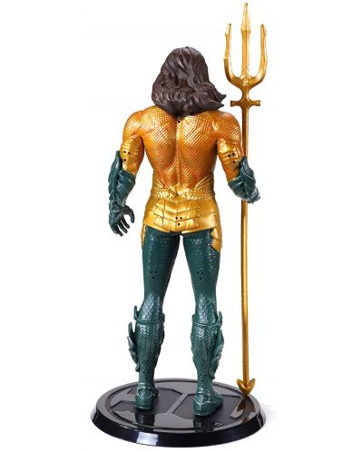 Figurina de actiune The Noble Collection DC Comics: Aquaman - Aquaman (Bendyfigs), 19 cm - 4