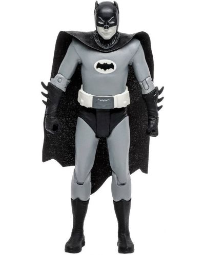 Figurină de acțiune McFarlane DC Comics: Batman - Batman '66 (Black & White TV Variant), 15 cm - 1