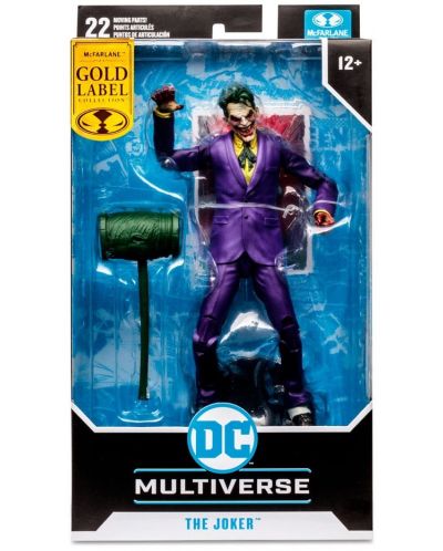 Figurină de acțiune McFarlane DC Comics: Multiverse - The Joker (DC vs. Vampires) (Gold Label), 18 cm - 9