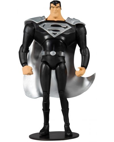 Figurina de actiune McFarlane DC Comics: Multiverse - Superman (The Animated Series) (Black Suit Variant), 18 cm - 1