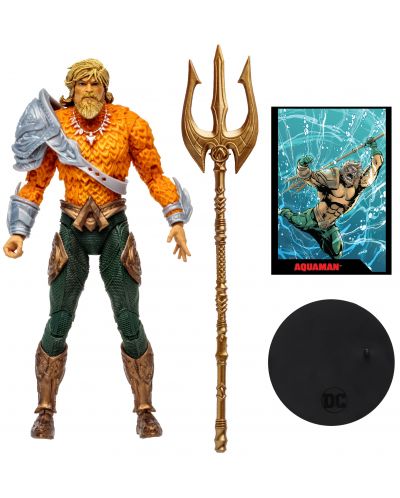 Figurină de acțiune McFarlane DC Comics: Aquaman - Aquaman (Page Punchers), 18 cm - 9