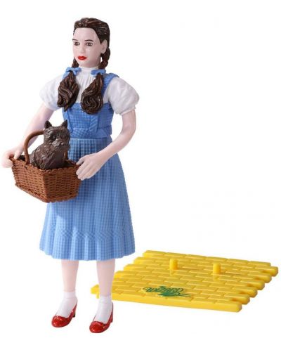 Figurină de acțiune The Noble Collection Movies: The Wizard of Oz - Dorothy (Bendyfigs), 19 cm - 2
