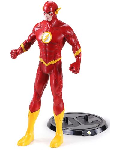 Figurina de actiune The Noble Collection DC Comics: The Flash - The Flash (Bendyfigs), 19 cm - 1