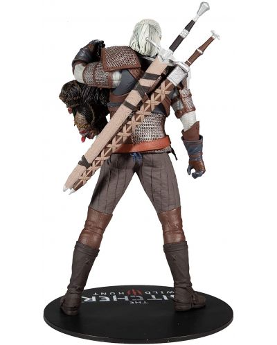 Figurina de actiune McFarlane Games: The Witcher - Geralt (with heads), 30 cm - 3