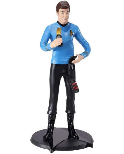 Figurina de actiune The Noble Collection Television: Star Trek - Kirk (Bendyfigs), 19 cm	 - 1