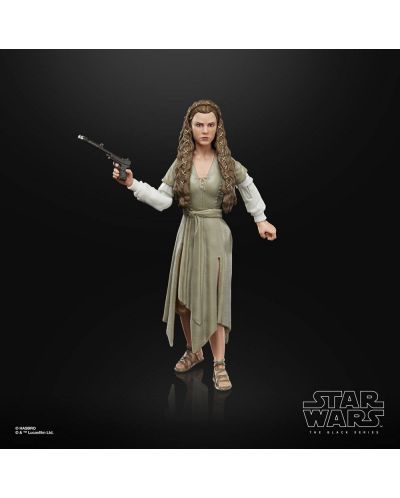 Figurină de acțiune Hasbro Movies: Star Wars - Princess Leia (Ewok Village) (Black Series), 15 cm - 4
