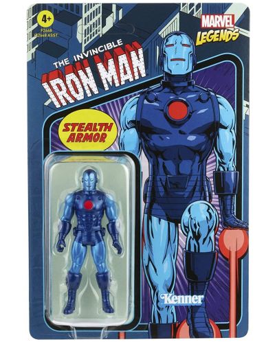Figura de acțiune  Hasbro Marvel: Iron Man - Iron Man (The Invincible) (Marvel Legends), 10 cm - 3