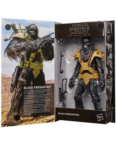 Figurina de actiune Hasbro Movies: Star Wars - Black Krrsantan (Black Series), 15 cm - 4