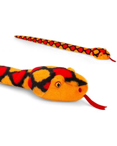 Jucărie de pluș ecologică Keel Toys Keeleco - Șarpe, 100 cm, asortiment - 4