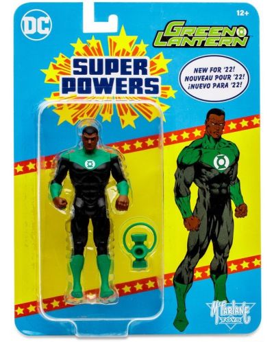 Figurină de acțiune McFarlane DC Comics: DC Super Powers - Green Lantern (John Stweart), 13 cm - 7