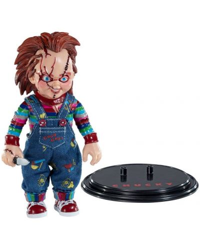 Figurină de acțiune The Noble Collection Movies: Child's Play - Chucky (Bendyfigs), 14 cm - 2