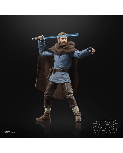 Figurina de actiune Hasbro Movies: Star Wars - Obi-Wan Kenobi (Tibidon Station) (Black Series), 15 εκ - 5