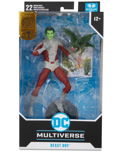 Figurină de acțiune McFarlane DC Comics: Multiverse - Beast Boy (Teen Titans) (Gold Label), 18 cm - 8