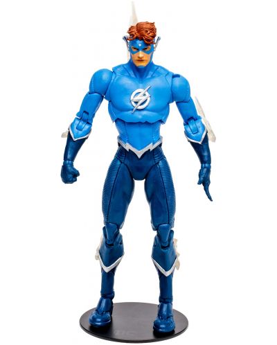 Figurină de acțiune McFarlane DC Comics: Multiverse - Wally West (Speed Metal) (Build A Action Figure), 18 cm - 1