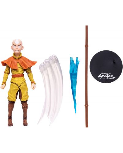 Figurina de actiune McFarlane Animation: Avatar: The Last Airbender - Aang (Avatar State) (Gold Label), 18 cm - 3