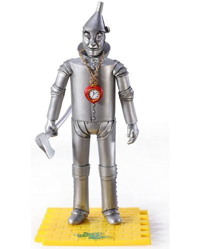Figurină de acțiune The Noble Collection Movies: The Wizard of Oz - Tinman (Bendyfigs), 19 cm - 5