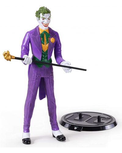 Figurina de actiune The Noble Collection DC Comics: Batman - The Joker (Bendyfigs), 19 cm - 1