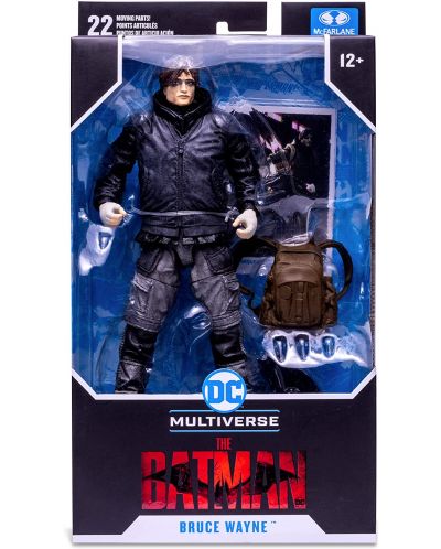 Figurina de actiune McFarlane DC Comics: Multiverse - Bruce Wayne (Drifter) (Unmasked) (The Batman), 18 cm - 5