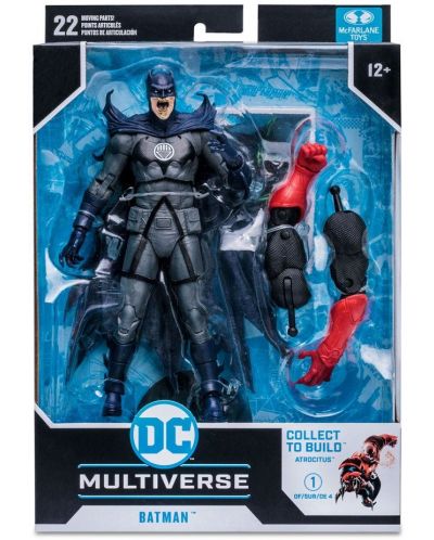 Figurină de acțiune McFarlane DC Comics: Multiverse - Batman (Blackest Night) (Build A Figure), 18 cm - 8