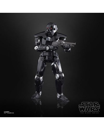 Figurină de acțiune Hasbro Television: The Mandalorian - Dark Trooper (Black Series Deluxe), 15 cm - 7