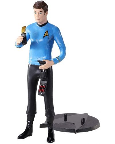 Figurina de actiune The Noble Collection Television: Star Trek - Kirk (Bendyfigs), 19 cm	 - 2