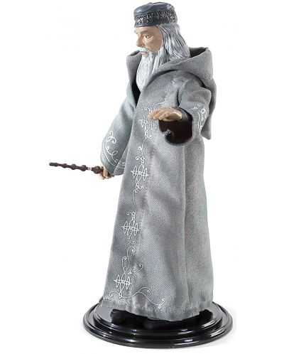 Figurina de actiune The Noble Collection Movies: Harry Potter - Albus Dumbledore (Bendyfigs), 19 cm - 3