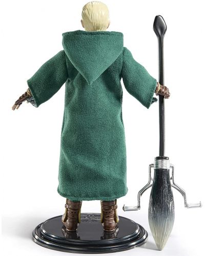 Figurină de acțiune The Noble Collection Movies: Harry Potter - Draco Malfoy (Quidditch) (Bendyfig), 19 cm - 4