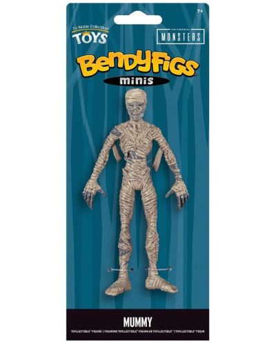 Figurină de acțiune The Noble Collection Movies: Universal Monsters - Mummy (Bendyfigs), 14 cm - 2