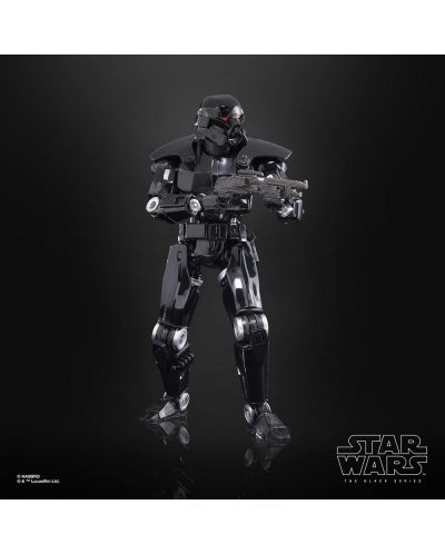Figurină de acțiune Hasbro Television: The Mandalorian - Dark Trooper (Black Series Deluxe), 15 cm - 8