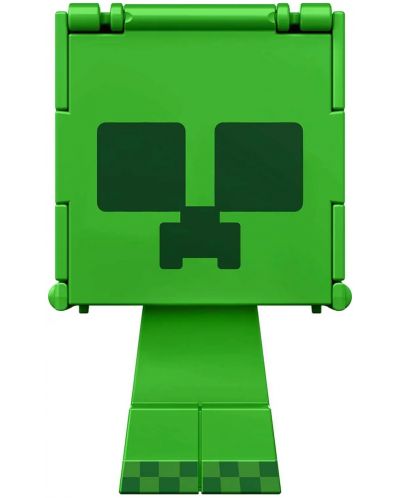 Figurină de acțiune Mattel Games: Minecraft - Creeper & Charged Creeper (Flippin Figs) - 2