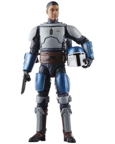 Figurină de acțiune Hasbro Movies: Star Wars - The Mandalorian Fleet Commander (Black Series), 15 cm - 1