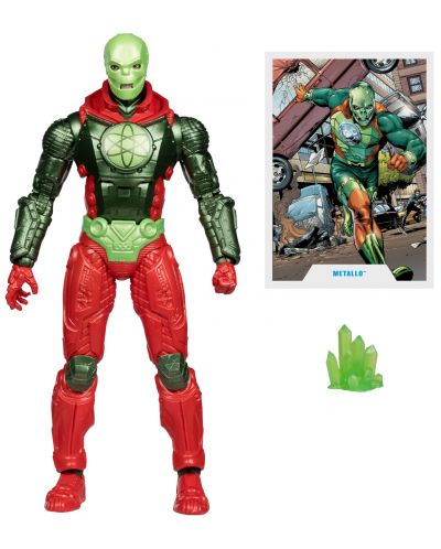 Figurină de acțiune McFarlane DC Comics: Multiverse - Metallo (Gold Label), 18 cm - 8