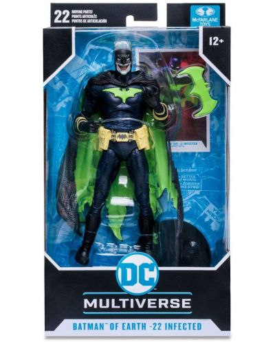 Figurina de actiune McFarlane DC Comics: Multiverse - Batman of Earth 22 (Infected) (Dark Knights: Metal), 18 cm - 8