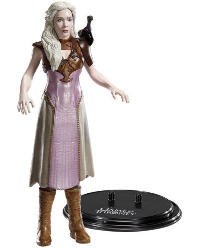 Figurină de acțiune The Noble Collection Television: Game of Thrones - Daenerys Targaryen (Bendyfigs), 19 cm - 2