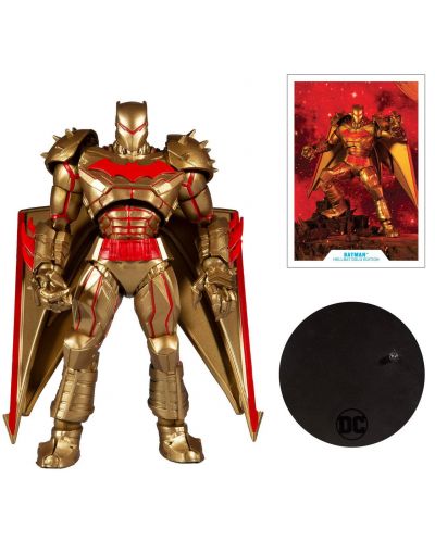 Figurina de actiune McFarlane DC Comics: Batman - Hellbat Suit (Gold Edition), 18 cm - 4