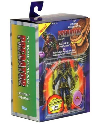 Figurina de actiune NECA Movies: Predator - Ultimate Lasershot Predator, 21cm - 6