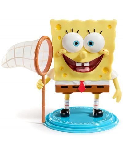 Figurină de acțiune The Noble Collection Animation: SpongeBob - SpongeBob SquarePants (Bendyfig), 12 cm - 1