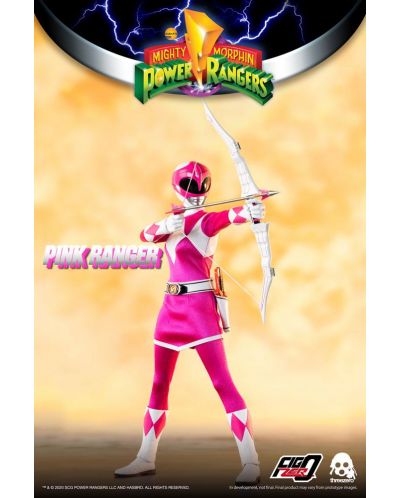 Figurina de actiune ThreeZero Television: Might Morphin Power Rangers - Pink Ranger, 30 cm	 - 2