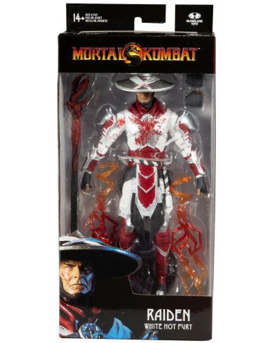 Figurina de actiune McFarlane Games: Mortal Kombat - Raiden (Bloody), 18 cm - 6